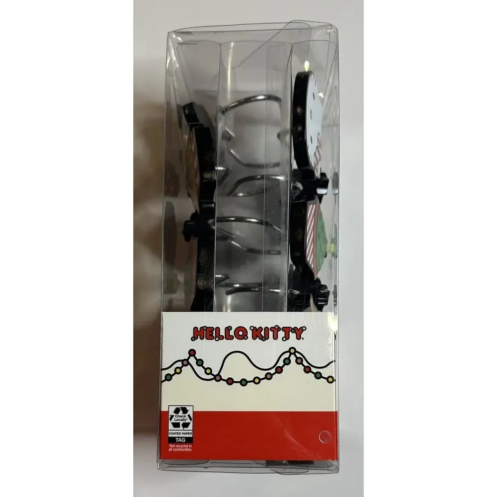 New Hello Kitty Holly Berry Christmas Wreath Shower Curtain 70X72, Curtain Hooks